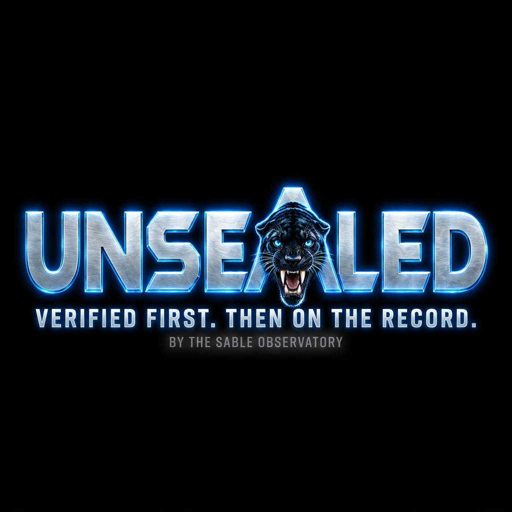 Unsealed, a show by the Sable Observatory